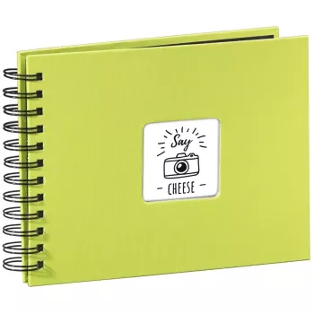 Álbum de fotografias Hama verde 50 páginas 10 x 15 encadernação em espiral