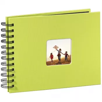Álbum de fotografias Hama verde 50 páginas 10 x 15 encadernação em espiral