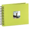 Álbum de fotografias Hama verde 50 páginas 10 x 15 encadernação em espiral