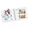 Álbum de fotografias Hama 00007293 branco encadernação em espiral 280x240 mm
