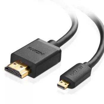 Ugreen 30104 Cabo HDMI 3 m HDMI tipo D (Micro) HDMI tipo A (Standard) Preto