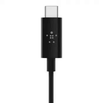 Cabo de áudio Belkin RockStar 3,5 mm com ficha USB-C