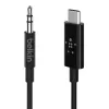 Cabo de áudio Belkin RockStar 3,5 mm com ficha USB-C