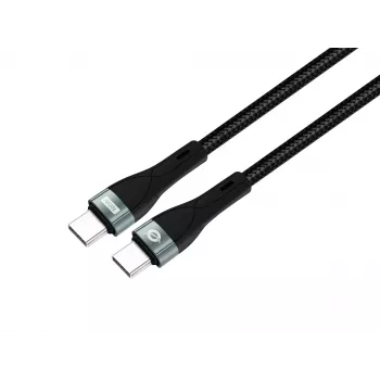 Conceptronic ETTA01B20 Cabo de carregamento rápido USB C-C PD 3.0 100W 2M, 20V 5A, 480Mbps, E-Mark