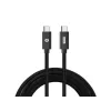 Conceptronic ETTA03B20 Cabo de carregamento rápido USB-C para USB-C PD 3.1 240 W, 2 m, 48 V/5 A, 480 Mbit/s, E-Mark