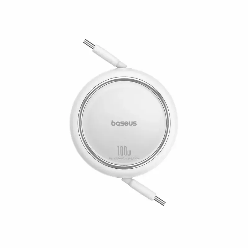 Cabo USB Baseus Free2Pull 1m USB C Branco