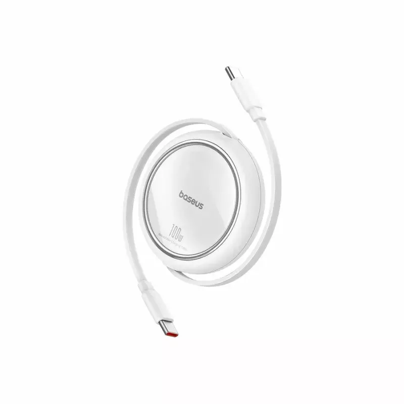 Cabo USB Baseus Free2Pull 1m USB C Branco