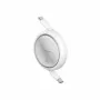 Cabo USB Baseus Free2Pull 1m USB C Branco