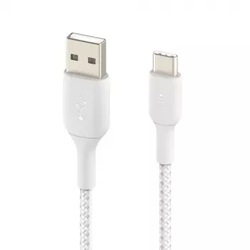 Cabo USB Belkin CAB002BT3MWH 3 m USB A USB C Branco