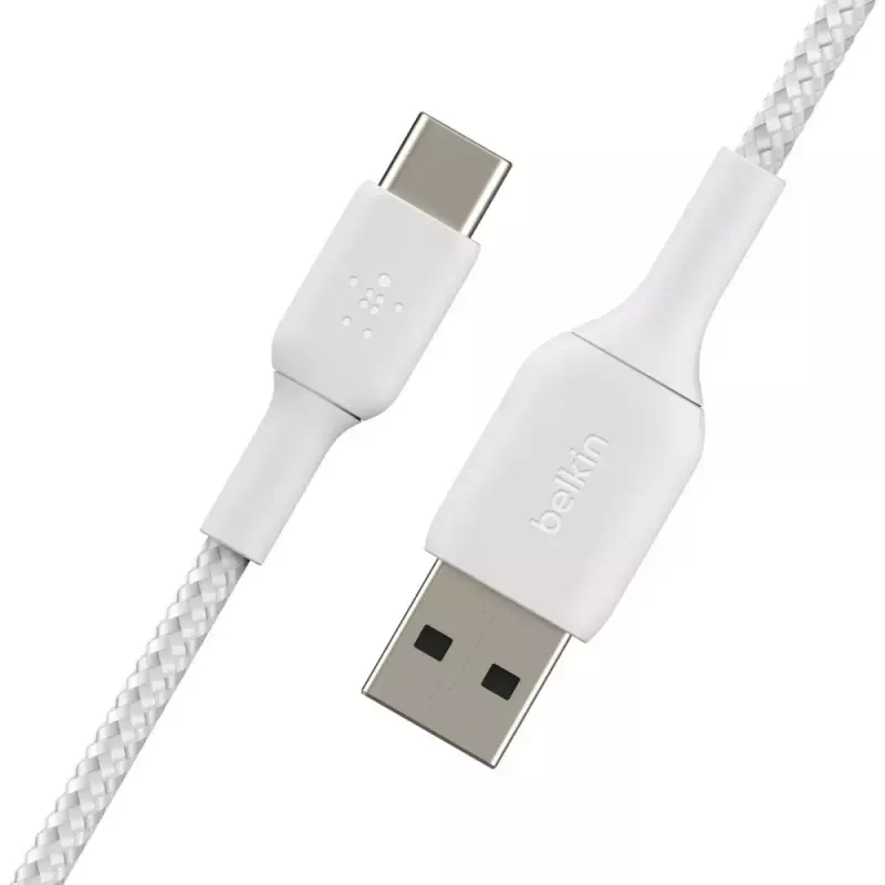 Cabo USB Belkin CAB002BT3MWH 3 m USB A USB C Branco
