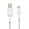 Cabo USB Belkin CAB002BT3MWH 3 m USB A USB C Branco