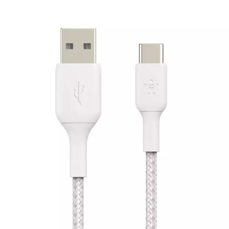 Cabo USB Belkin CAB002BT3MWH 3 m USB A USB C Branco