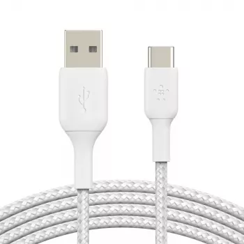 Cabo USB Belkin CAB002BT3MWH 3 m USB A USB C Branco
