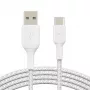 Cabo USB Belkin CAB002BT3MWH 3 m USB A USB C Branco