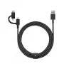 Cabo USB Native Union BELT-ULC-CS-BLK-NP 2m USB-A para USB-C/Micro-USB-A/Lightning Preto