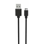 Cabo USB Ansmann 1700-0129 1m USB A para Micro-USB B Preto
