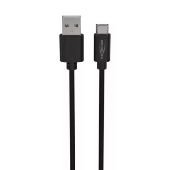 Cabo USB Ansmann 1700-0130 1 m USB-A USB-C Preto