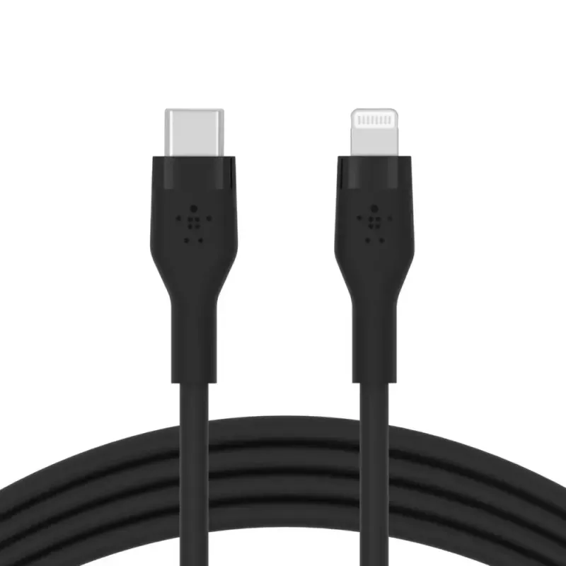 Cabo Lightning Belkin CAA009BT3MBK 3 m USB-C para Lightning Preto