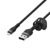 Cabo Lightning Belkin CAA010BT1MBK 1m Preto USB A para USB C