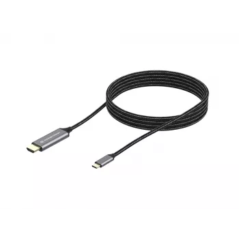 Cabo Conceptronic USB-C para HDMI, ficha macho para ficha macho, 4K 60 Hz, 2 m, USB Type-C, HDMI, ficha macho, ficha macho, reto