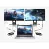 Cabo Conceptronic USB-C para HDMI, ficha macho para ficha macho, 4K 60 Hz, 2 m, USB Type-C, HDMI, ficha macho, ficha macho, reto