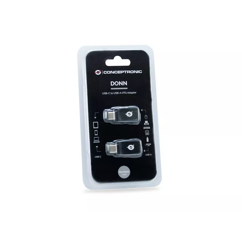 Adaptador OTG USB-C para USB-A pack de 2 Conceptronic DONN03G