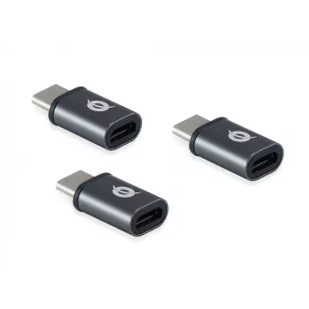 Adaptador OTG Conceptronic DONN USB-C para Micro USB pack de 3
