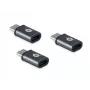 Adaptador OTG Conceptronic DONN USB-C para Micro USB pack de 3