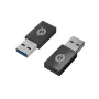Adaptador USB-A para USB-C Conceptronic DONN10G pack de 2