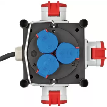 Extensão de energia Brennenstuhl 1153680100 1 m 6 tomadas AC exterior