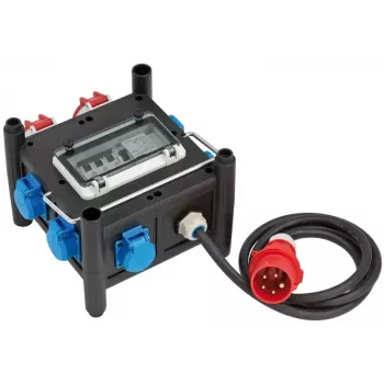 Extensão de energia Brennenstuhl 1153690200 2 m 7 tomadas AC interior preto azul vermelho