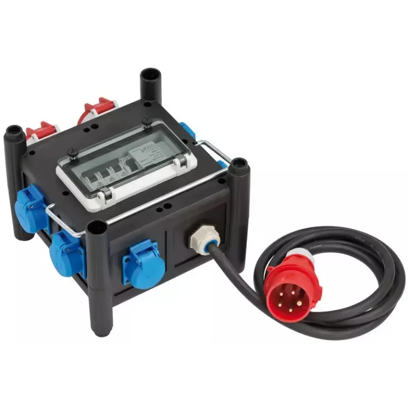 Extensão de energia Brennenstuhl 1153690200 2 m 7 tomadas AC interior preto azul vermelho