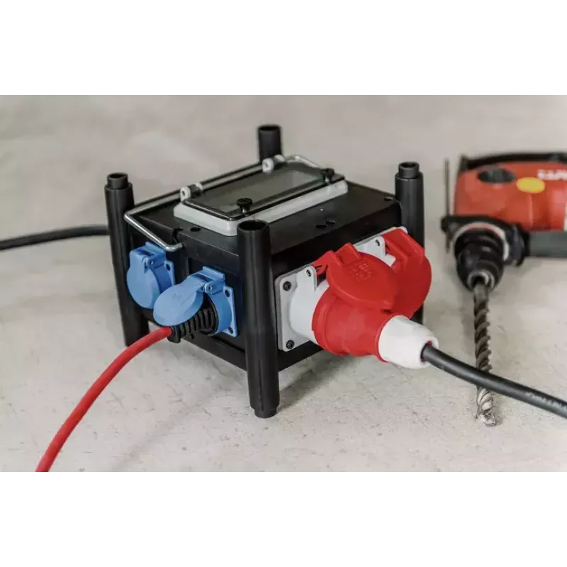 Extensão de energia Brennenstuhl 1153690200 2 m 7 tomadas AC interior preto azul vermelho
