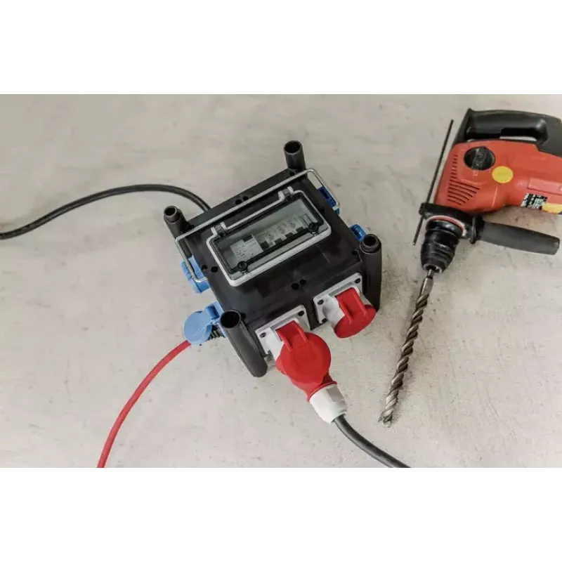 Extensão de energia Brennenstuhl 1153690200 2 m 7 tomadas AC interior preto azul vermelho