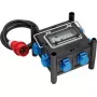 Extensão de energia Brennenstuhl 1153690600 2m 7 tomadas AC exterior preto azul