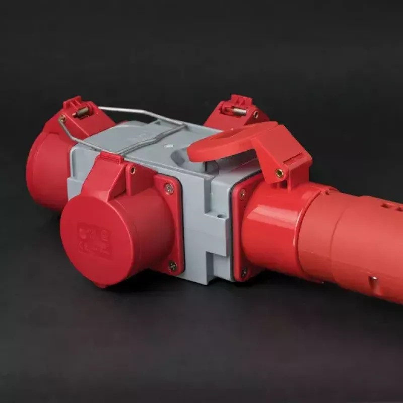 Adaptador de ficha de rede Brennenstuhl 1081640 400V 16A cinzento vermelho