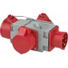 Adaptador de ficha de rede Brennenstuhl 1081640 400V 16A cinzento vermelho