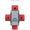 Adaptador de ficha de rede Brennenstuhl 1081640 400V 16A cinzento vermelho