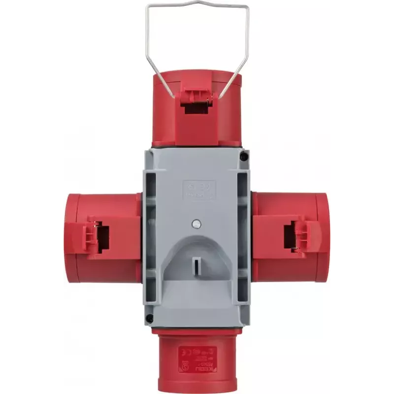 Adaptador de ficha de rede Brennenstuhl 1081670 400V 32A cinzento vermelho