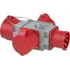 Adaptador de ficha de rede Brennenstuhl 1081670 400V 32A cinzento vermelho