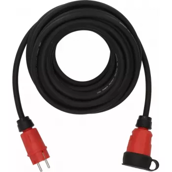 Extensão de energia Brennenstuhl 9162100110 10m 1 saída AC interior/exterior preto vermelho