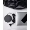 Brennenstuhl estilo estação de carregamento com superfície têxtil, 3 m, 1 tomada + 2 USB, antracite/preto