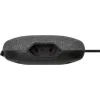 Brennenstuhl estilo estação de carregamento com superfície têxtil, 3 m, 1 tomada + 2 USB, antracite/preto