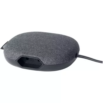 Brennenstuhl estilo estação de carregamento com superfície têxtil, 3 m, 1 tomada + 2 USB, antracite/preto