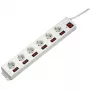 Distribuidor de energia Hama 137239 1,4 m 6 saídas AC interior branco