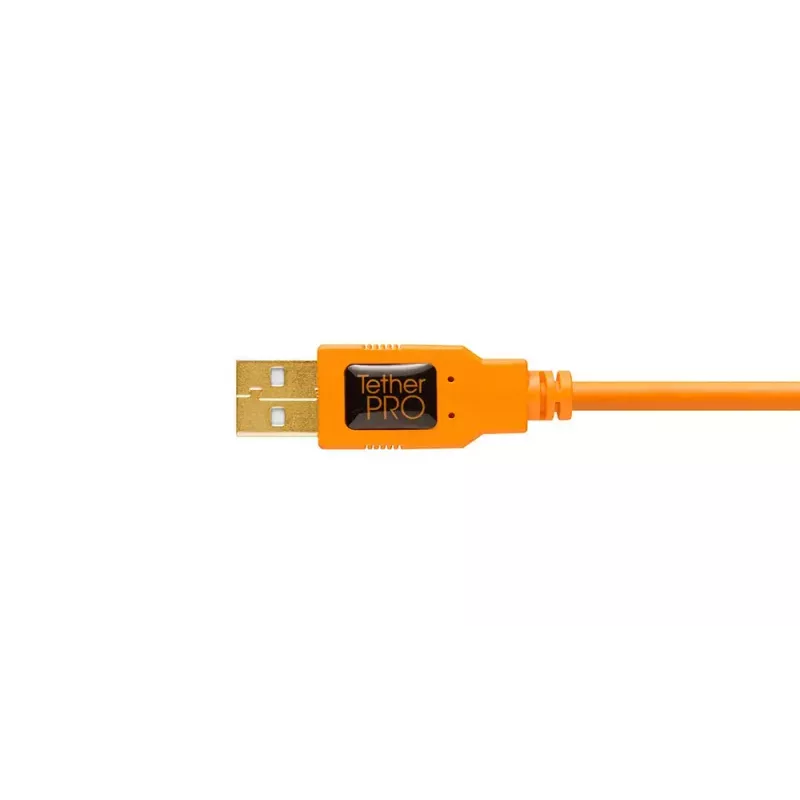 Cabo USB Tether Tools CU5430ORG 4,6m USB A para Micro-USB B laranja