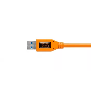 Cabo USB Tether Tools CU3017 5m USB 3.2 Gen 1 laranja