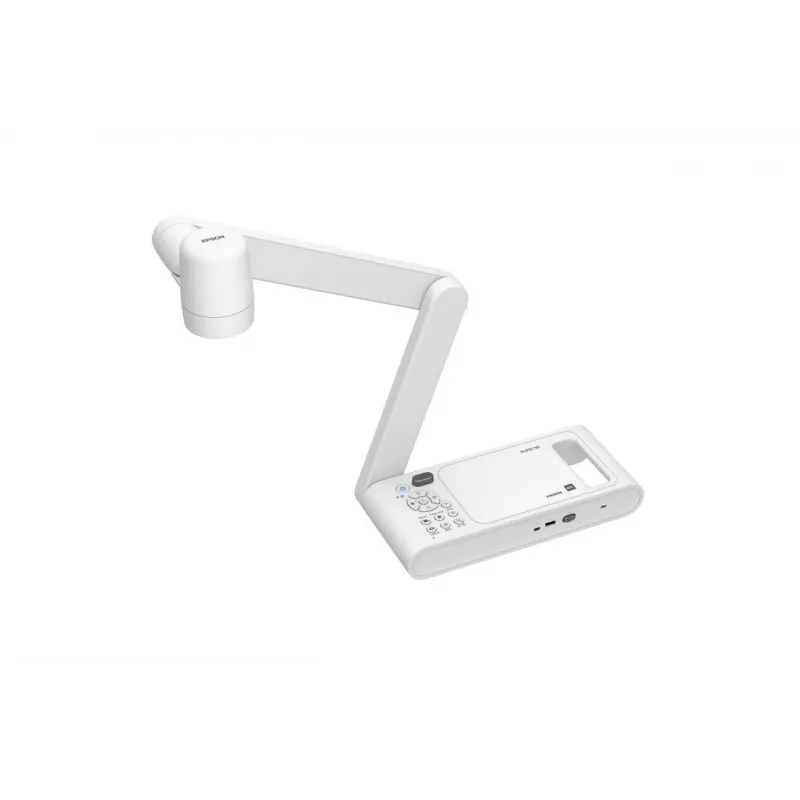 Epson ELPDC30 V12HB09080 câmara de documentos, 4K UHD (3840 x 2160), 13 MP, zoom digital 23x / ótico 10x, CMOS, HDMI/USB/Wi-Fi, branca