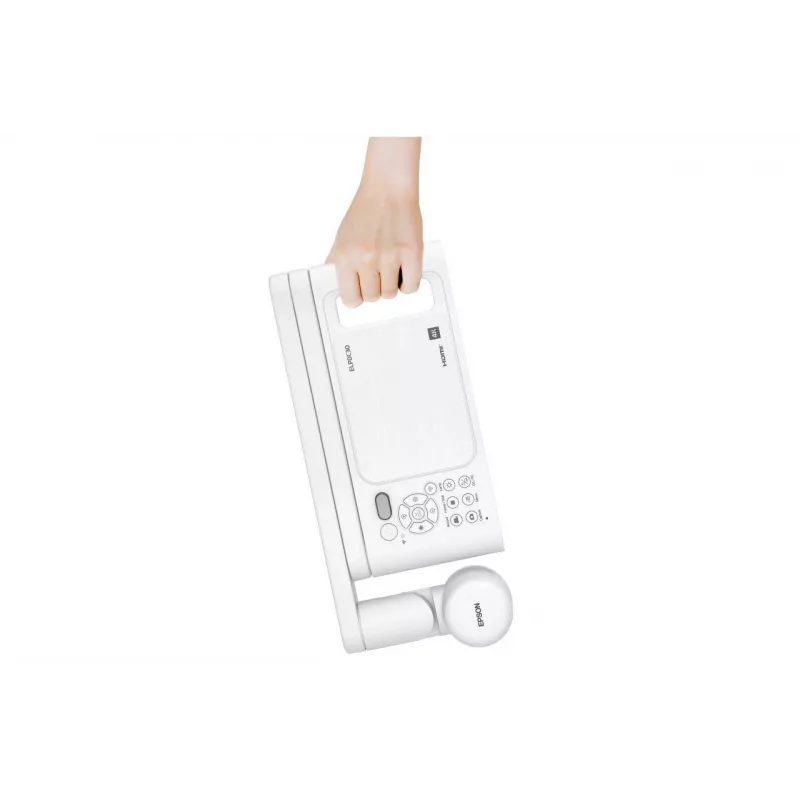 Epson ELPDC30 V12HB09080 câmara de documentos, 4K UHD (3840 x 2160), 13 MP, zoom digital 23x / ótico 10x, CMOS, HDMI/USB/Wi-Fi, branca