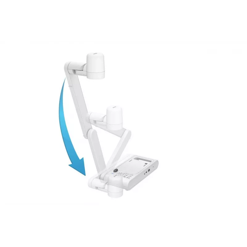 Epson ELPDC30 V12HB09080 câmara de documentos, 4K UHD (3840 x 2160), 13 MP, zoom digital 23x / ótico 10x, CMOS, HDMI/USB/Wi-Fi, branca